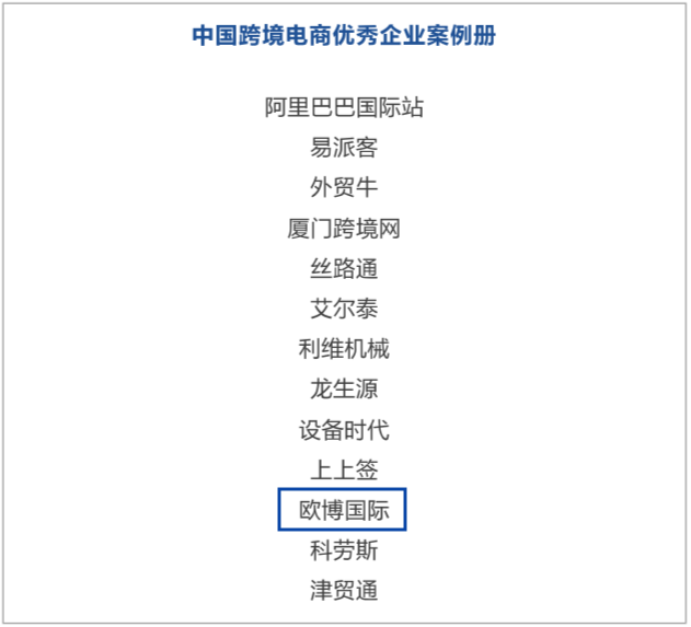 Outstanding cross-border e-commerce enterprises.png